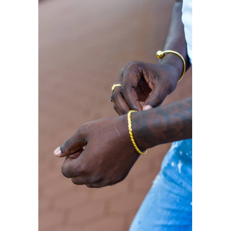 Gouden rope armband | Rope chain armband