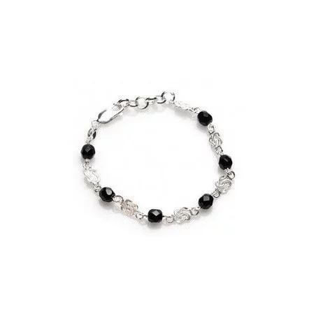 Mattenklopper armband met zwarte Surinaamse kralen | Surinaamse armband | Ogri ai armband