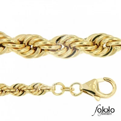Rope chain goud heren | Rope chain 18K heren