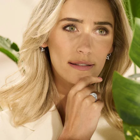 Zilveren letter oorbellen | Letter oorbellen kopen