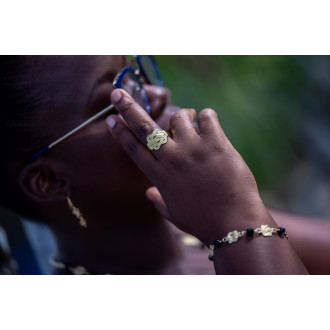 Gouden mattenklopper ring | Surinaamse juwelier | Mattenklopper sieraden 2