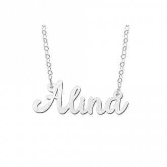 Naamketting - zilveren naamketting