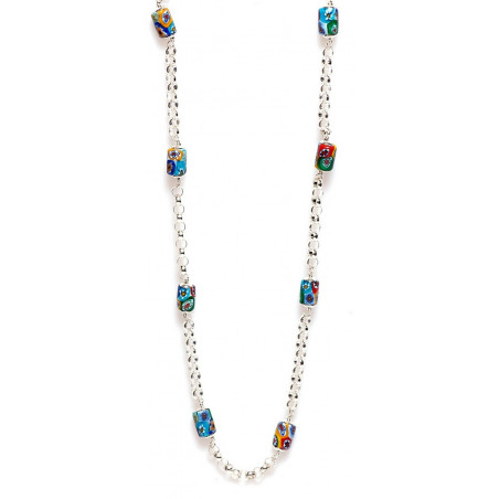 Ala kondre ketting zilver | Ala kondre ketting kralen