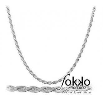 Rope chain zilver | Rope chain 3mm | Rope chain zilver heren