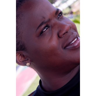 Gouden Surinaamse mattenklopper oorbellen | Surinaams goud 2