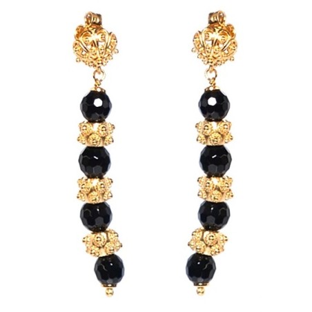 Gouden Surinaamse oorbellen | Surinaamse oorbellen vrouw dames