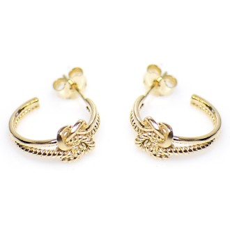 Surinaamse mattenklopper oorbellen creolen | Surinaamse oorbellen