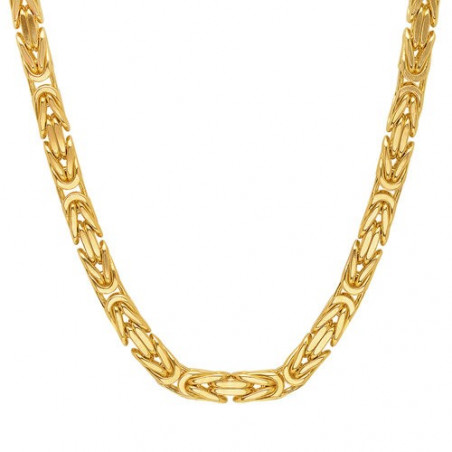 Gouden koningsketting voor kinderen