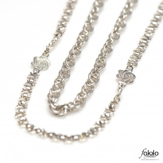 Koningsketting met mattenkloppers | Surinaamse sieraden 2