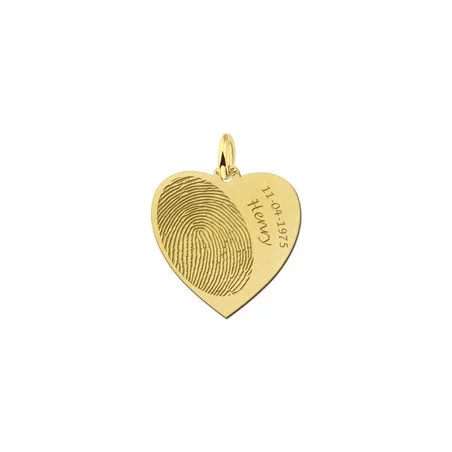 Gouden vingerafdruk | Gouden vingerafdruksieraden