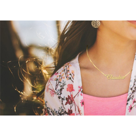 Gouden naamketting | Naamketting goud