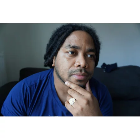 Surinaamse mattenklopper ring