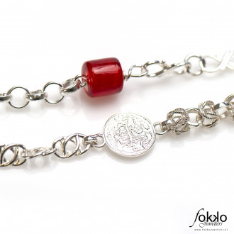 Zilveren ala kondre ketting | Surinaamse ketting | Surinaamse sieraden 2