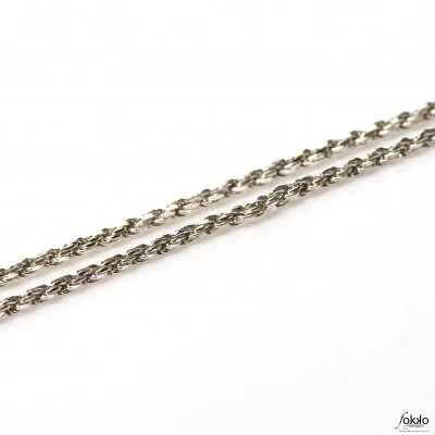 Surinaamse kinderketting | Surinaamse kindersieraden | Rope chain zilver