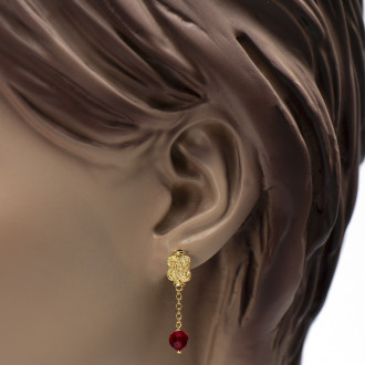 Mattenklopper oorbellen | Surinaamse hang oorbellen 2