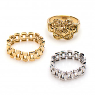 Gouden mattenklopper ring | Gouden Surinaamse ring | Surinaams goud 2