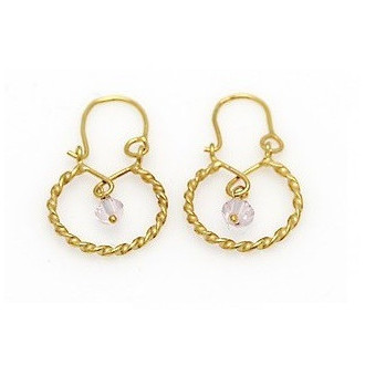 Surinaamse gouden oorbellen | Gouden Hindoestaanse oorbellen