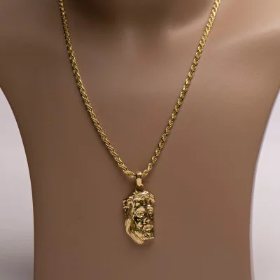 Gouden Jezus hanger | Gouden jezus sieraden