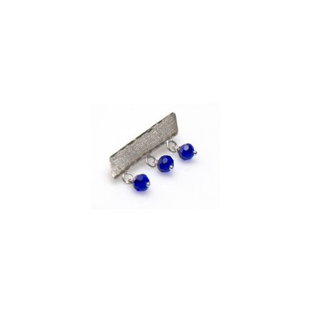 Surinaamse speld met blauwe kralen | Surinaamse babysieraden