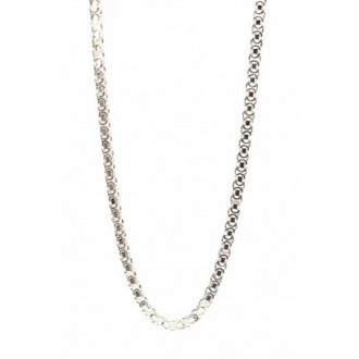 Zilveren koningsketting | Platte koningsketting | Goedkope koningsketting