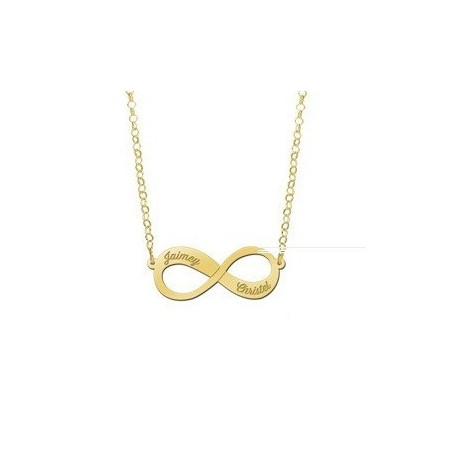 Gouden infinity ketting | Gouden naamketting