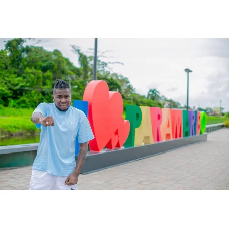 Mattenklopper ring bi-color. Surinaamse sieraden. Surinaamse ring.