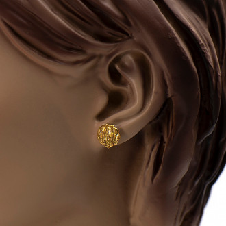 Gouden piet piet oorbellen | Surinaamse oorbellen | Surinaams goud 2