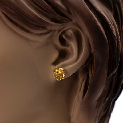 Gouden Surinaamse oorbellen | 18 karaat Surinaams goud | Surinaamse oorbellen