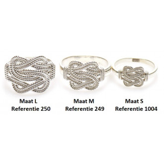 Mattenklopper ring zilver | Surinaamse mattenklopper 2